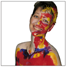 Body print process by Annelie McKenzie - nyfew.com